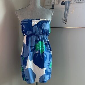 Vintage 2010’s Lilly Pulitzer Floral Strapless Dress